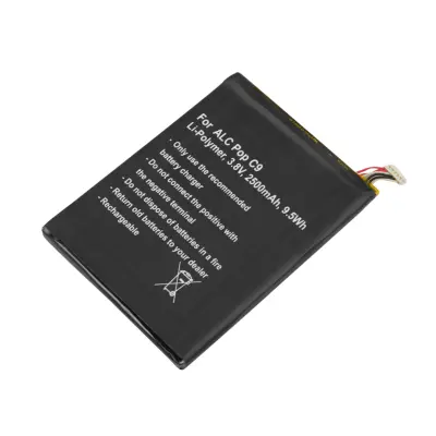 Baterija za Alcatel Pop C9 / OneTouch Fierce XL Li-polimer 3.8V 2500mAh, Črna