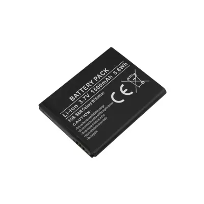 1500 mAh 3,7V baterija, združljiva z Galaxy W / Xcover / Wave 3 / GT-S, Črna