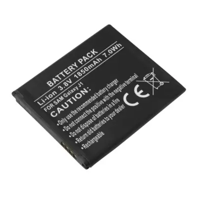 Baterija za Samsung Galaxy J1 Li-ion 3.8V 1850mAh 7Wh, Črna