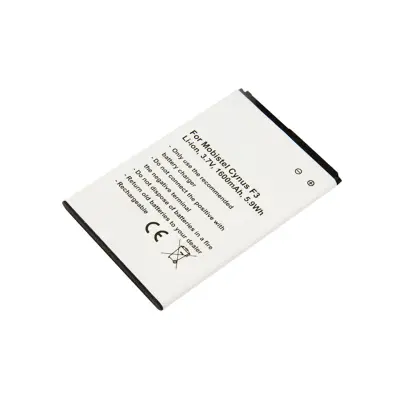 Li-ion baterija 1600mAh za pametni telefon, združljiva z Mobistel Cynus F3 3,7V, Bela