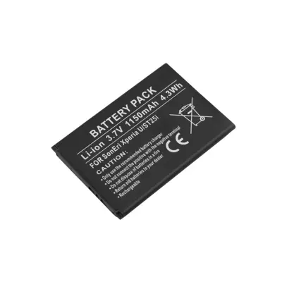 Li-ion baterija 1150mAh za pametni telefon, združljiva s Sony Xperia U 3.7V, Črna