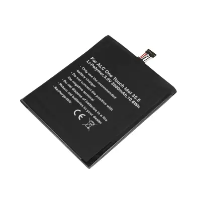 Nadomestna baterija Alcatel One Touch Idol 3 5.5 Li Polymer 3.8V 2800mAh, Črna