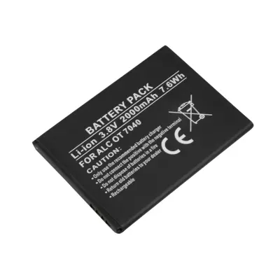 Baterija za Alcatel OneTouch 7040D / Pop Astro / Pop C7 Li-ion 3.8V 2000mAh, Črna