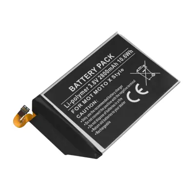 Nadomestna baterija Motorola Moto X Style Li-Polymer 3,8V 2800mAh 10,6Wh, Črna