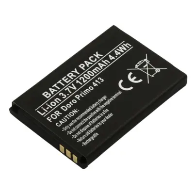 Nadomestna baterija za Doro Primo 413 Li-ion 3,7V 1200mAh 4,4Wh,