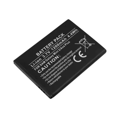 Samsung Galaxy Mini 2 / Ace Plus Li-ion baterija 3,7 V 1200 mAh 4,4 Wh,