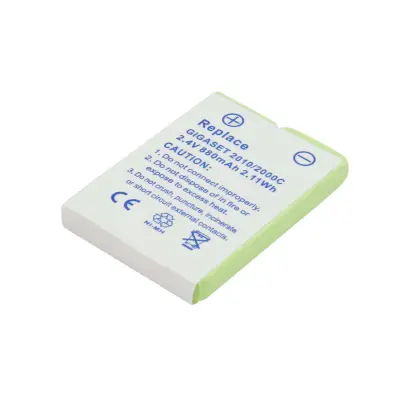 Baterijski telefon 2.4V 880mAh Združljiv Siemens Gigaset 2000C žep, Bela