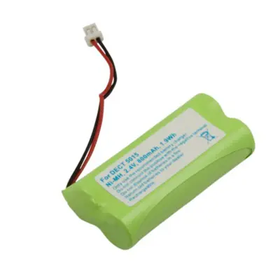 Baterija za brezžični telefon Audioline DECT 5015 NiMH 2.4V 800mAh 1.9Wh, Zelena