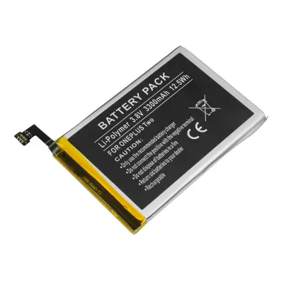 Nadomestna baterija za OnePlus 2 Li-ion 3,8V 3300mAh 12,5Wh, Črna