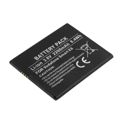 Baterija za Vodafone Smart E8 / VFD510 Li-ion 3.8V 2200mAh 8.4Wh, Črna