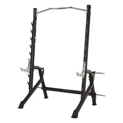 Inspire Squat stojalo z drogom za dviganje - črn