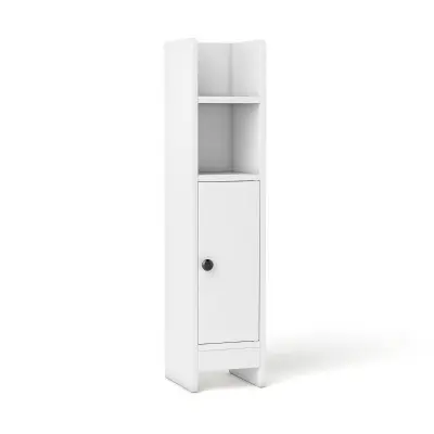 Ozka toaletna omarica Kopalniška omarica bela