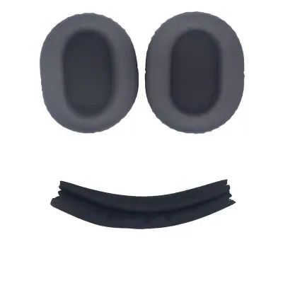 Zamenjava ušesnih blazinic + komplet naglavnega traku, združljiv s Sony WH-CH710N/CH720N Black