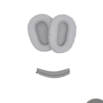 Zamenjava ušesnih blazinic + komplet naglavnega traku, združljiv s Sony WH-CH710N/CH720N Grey