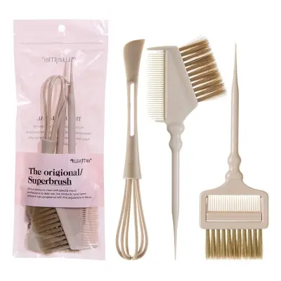 Komplet za barvanje las - 3-delni set s posodo, čopičem in metlico