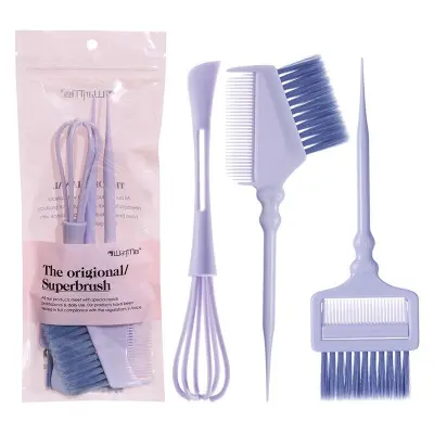 Komplet čopičev za barvanje las - 3 kosi komplet za barvanje las s posodo