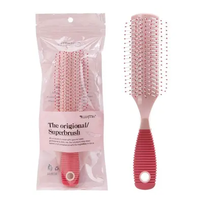 Roza masažni styling glavnik za dom - masažer za lasišče in krtača za razčesavanje