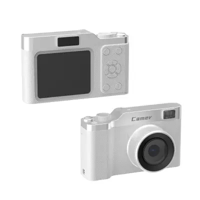 Kompaktni digitalni fotoaparat s 5x optičnim zoomom in 1080p snemanjem videa White
