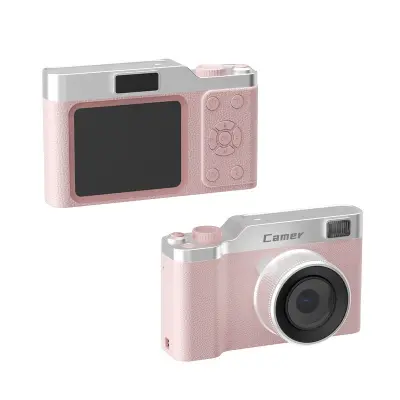 Kompaktni digitalni fotoaparat s 5x optičnim zoomom in 1080p snemanjem videa Pink