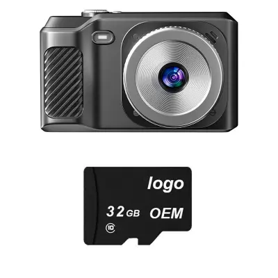 Ujemite spomine z digitalnim fotoaparatom K10 in 32 GB kartico TF Black
