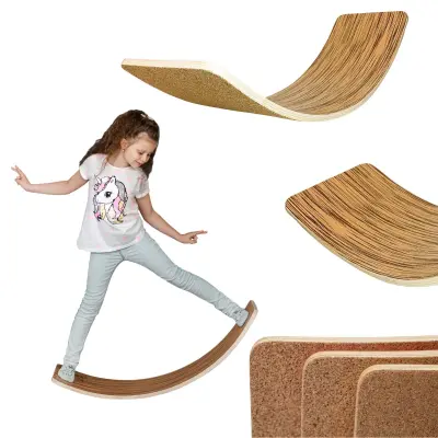 plutovinasta ravnotežna deska zebrano velika