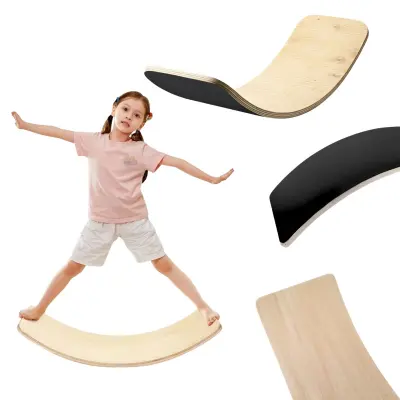 Balančna deska Lama Smile - črna