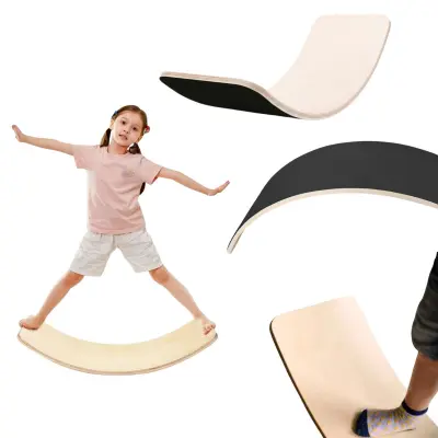 Juniorjeva ravnotežna deska - črna