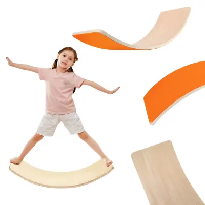 Ravnotežna deska Balančna deska Lama - oranžna