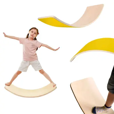 Ravnotežna deska Profi rumena