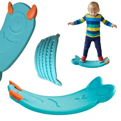 Ravnotežna deska Balančna deska Monster Wobble - turkizna