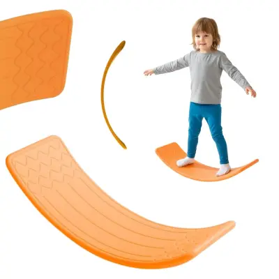 Ravnotežna deska Wobble - oranžna