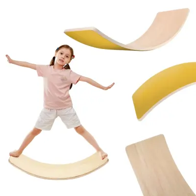 Ravnotežna deska Balančna deska Lama Max - rumena