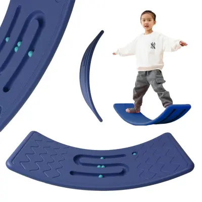 Ravnotežna deska Labyrinth Zigzag z žogo - mornarsko modra