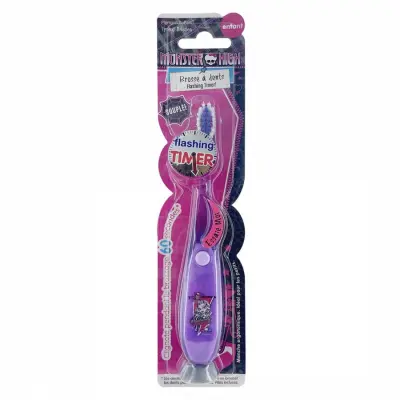 Tinokou, Osvetljena otroška zobna ščetka Monster High s priseskom, Večbarvno