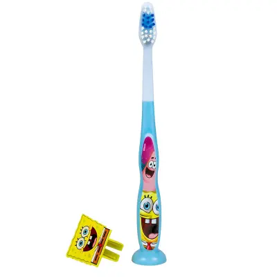 Tinokou, Ergonomska otroška zobna ščetka - Sponge Bob, Modra