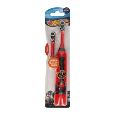Tinokou, Otroška električna zobna ščetka - Hot Wheels, Rdeča