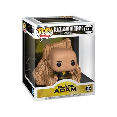 FUNKO POP DELUXE: BLACK ADAM - BLACK ADAM ON THRONE