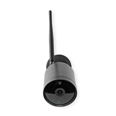 Nedis, WIFICO40CBK Zunanja nadzorna kamera Full HD 1080p z anteno Wi-Fi, črna