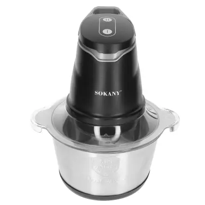 Sokany, Večnamenski električni sekljalnik za meso 2 l, Srebrna