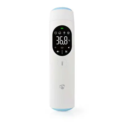 Nedis, Večnamenski infrardeči termometer Bluetooth SmartLife z zaslonom LED, Bela
