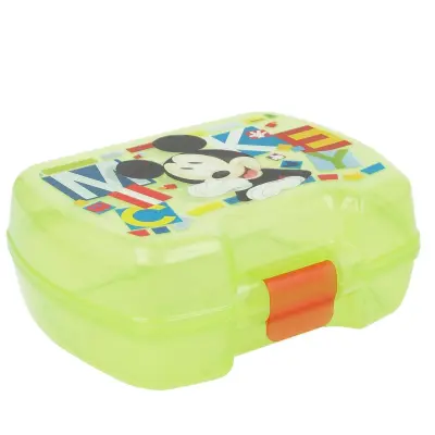 Mickey Mouse, Posoda za Hrano za Otroke iz Plastike brez BPA, Zelena