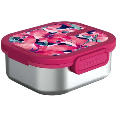 Quokka, Posoda za hrano iz nerjavečega jekla, neprepustna, ultra močna, Roza