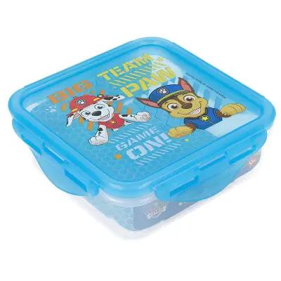 Paw Patrol, Škatla za malico za otroke 500 ml hermetično zapiranje varno zapiranje, Modra