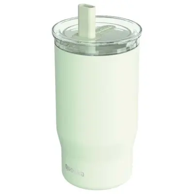 Quokka, Termo steklenica 720ml, model Mist z vgrajeno slamico, Zelena