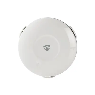 Nedis, Pametni okrogli detektor vode s povezavo Wi-Fi in alarmom 50 dB, Bela