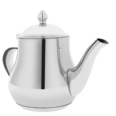 Signature, Čajnik iz nerjavečega jekla z natančnim izlivom in pokrovom, Srebrna