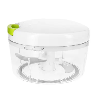 Cheffinger, Kompaktni ročni sekljalnik z vlečnim mehanizmom, Bela