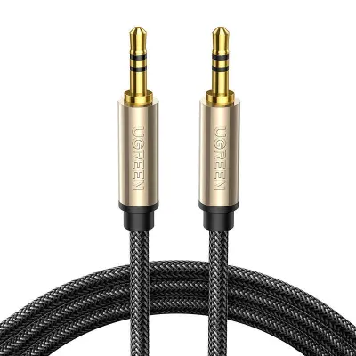 UGREEN AUX KABEL MINI JACK 3.5MM ZA AVDIO TELEFONE SLUŠALKE POZLAČENO 3M