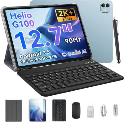 Tablični računalnik BLACKVIEW LINK 8 moder, 12+256GB, ANG tipkovnica + miška