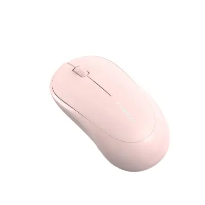 Prenosna 2.4GHz brezžična miška z USB sprejemnikom, 1200 DPI optična miška Pink